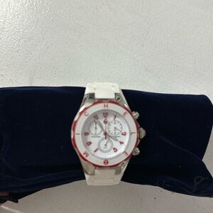 White sport Michele watch.
